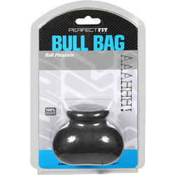 Perfect Fit Bull Bag Ελαστικό Δαχτυλίδι Όρχεων Μαύρο