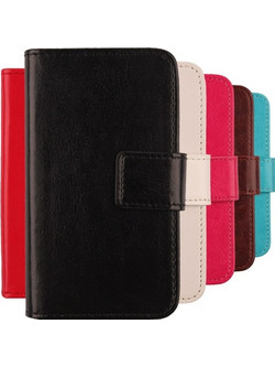 Θήκη Mjoy wallet case leather Universl 5.7 (black) (OEM)