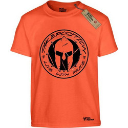 Takeposition TKPS Spartan Shield Παιδικό T-Shirt Κοντομάνικο Πορτοκαλί 801-5525