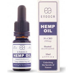 Endoca Hemp Oil 3% CBD 300mg 10ml