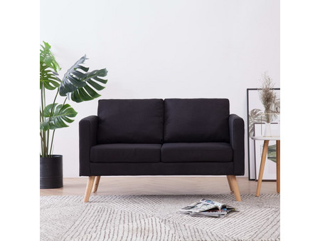 vidaXL Διθέσιος Καναπές Μαύρος 116x70x73cm 281359