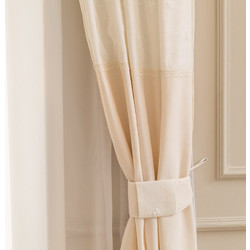 Κουρτίνα με δέστρα FUNNA BABY Premium, χρώμα cream (5421)