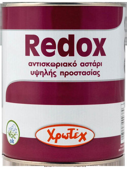 Χρωτέχ Redox Αντισκωριακό Αστάρι Διαλύτου 0.75lt