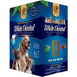 Buster Premium White Dental Sticks Multipack Small με Κρέας 28τμχ 110gr