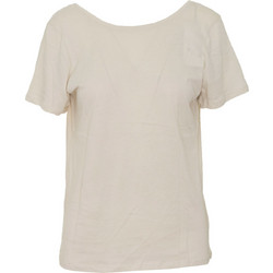 NA KD W DEEP BACK T-SHIRT 1100-000199 - NKD.0S3.040.007-DUS.LIG CREAM