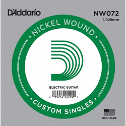 D'Addario NW072 Χορδή Ηλεκτρικής Κιθάρας Nickel Plated Steel 72"