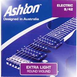Ashton ES Σετ 6 Χορδές Ηλεκτρικής Κιθάρας Nickel Plated Steel 9-42" Extra Light Tension