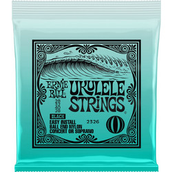 Ernie Ball 2326 Σετ 4 Χορδές Ukelele Nylon 28-40" 1/4