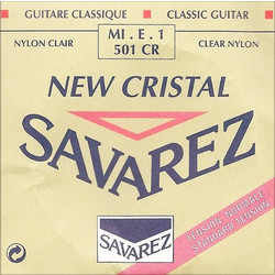 Savarez 501CR New Cristal Χορδή Κλασικής Κιθάρας E1 Nylon Normal Tension