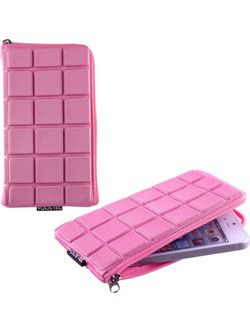 VOLTE-TEL ΘΗΚΗ ΠΟΥΓΚΙ CUBE ΜΕ ZIPPER PINK SL