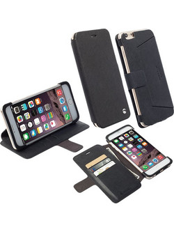 KRUSELL MALMO ΘΗΚΗ IPHONE 6 PLUS 5.5in LEATHER FLIPCOVER STAND BLACK
