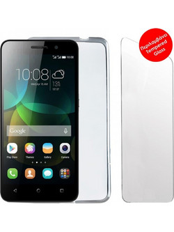 Volte-Tel Combo Slimcolor TPU Θήκη + Tempered (Honor 4C / G Play Mini) White