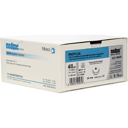 Ράμματα αποστειρωμένα PROPYLEN Medipac 5/0 13mm 1/2 κύκλου διπλή βελόνα 6111D