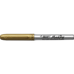 Μαρκαδόρος Ανεξίτηλος Bic Metallic Yellow Gold Fine 0.8mm