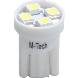 M-tech W5W Τ10 LED White 12V 1τμχ
