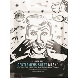 Barber Pro Rejuvenating & Hydrating Gentlmens Sheet Μάσκα Προσώπου για Ενυδάτωση & Αντιγήρανση με Κολλαγόνο 23gr