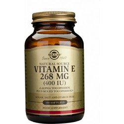 Solgar Vitamin E 400iu 100 Μαλακές Κάψουλες