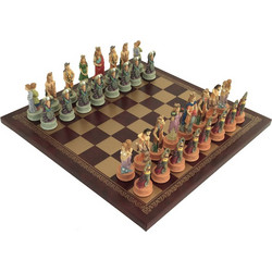Italfama Zodiak Σκάκι Δερμάτινο με Πιόνια 33x33cm