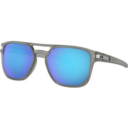 Oakley OO9436 06 Ανδρικά Γυαλιά Ηλίου Τετράγωνα Κοκάλινα Γκρι με Μπλε Καθρέπτη Φακό