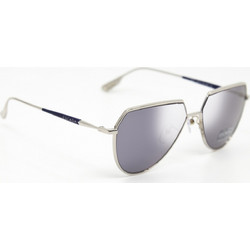 Escada SES972 579X Ανδρικά Γυαλιά Ηλίου Aviator Μεταλλικά Ασημί με Μαύρο Καθρέπτη Φακό