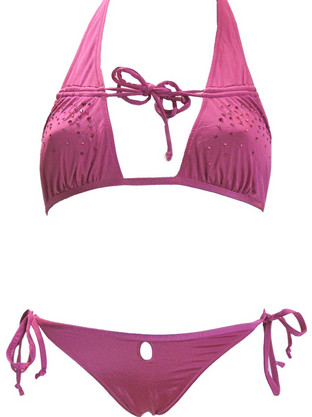 Madonna Bikini Set Τριγωνάκι Brazil Φούξια MB090E-227