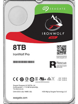 Seagate IronWolf NAS 8TB HDD Σκληρός Δίσκος 3.5" Sata 3 7200rpm με 256MB Cache