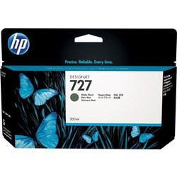 HP 727 Matte Black Μελάνι Εκτυπωτή Inkjet 300ml C1Q12A