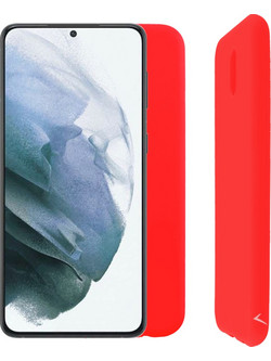 Volte-Tel Silicon TPU Camera Guard Θήκη Samsung Galaxy S21 5G G991 Red