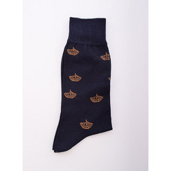 ZITROS SOCKS ΚΑΛΤΣΑ 90%ΒΑΜΒΑΚΙ 10%ΠΟΛΥΣΤΕΡ ΜΠΛΕ ΣΚΟΥΡΟ ΜΕ ΚΕΝΤΗΜΕΝΟ LOGO ΚΑΡΙΝΑ-ΚΑΥΑΚ