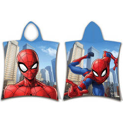 Dimcol Spider-Man 10 Παιδικό Πόντσο Θαλάσσης Μπλε 50x115cm