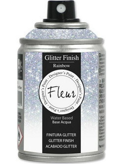 Fleur Glitter Finish Σπρέι Rainbow 100ml