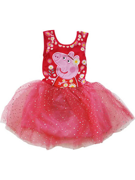 Arditex Peppa Pig Παιδικό Φόρεμα με Τούλι Κόκκινο PP13642
