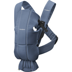 BabyBjorn Mini Cotton Μάρσιπος με Μέγιστο Βάρος 11kg Vintage Μπλε