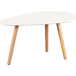 Zita Plus Tamy Small Τραπεζάκι Σαλονιού Οβάλ Ξύλινο Μ75xΠ43xΥ40cm 09.0073