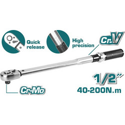 Δυναμόκλειδο TOTAL 1/2" επαγγελματικό (THPTW200N2 )