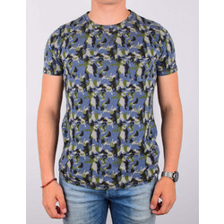 DSTREZZED Crew s/s Camo Melange Single Jersey