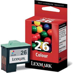 Lexmark 26 C/M/Y Μελάνι Εκτυπωτή Inkjet 10N0026E