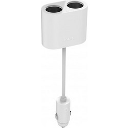 Roidmi DYQ01RM Αντάπτορας Splitter Αναπτήρα Αυτοκινήτου 2 σε 1 (GDS4054RT) Λευκό