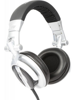 Power Dynamics PH510 Ενσύρματα Ακουστικά DJ Over Ear Ασημί
