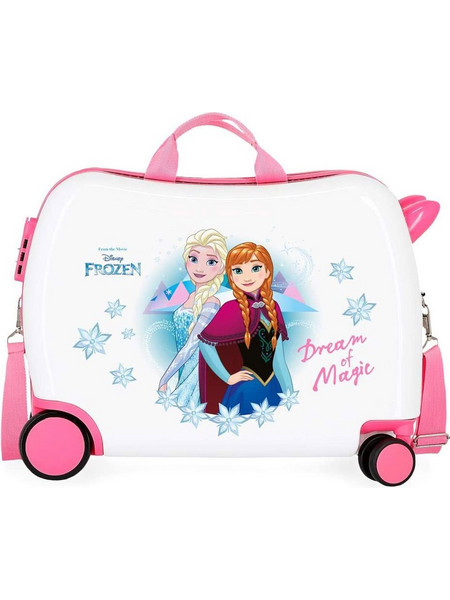 Παιδική βαλίτσα Disney Frozen με διπλούς τροχούς πολλαπλών κατευθύνσεων Ιδανική για παιδιά 3-7 ετών (4729861)