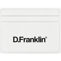 D.Franklin Μικρό Γυναικείο Πορτοφόλι Καρτών Λευκό DFKWAL001-0001