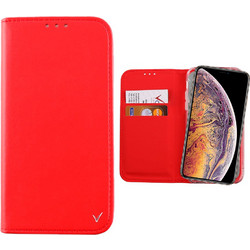 Volte-Tel Pocket Magnet Book Stand Θήκη iPhone X / XS Red