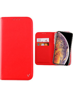 Volte-Tel Pocket Magnet Book Stand Θήκη iPhone X / XS Red