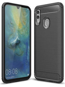 Carbon Fiber Θήκη Huawei P Smart Plus 2019 / Honor 20 Lite - Black