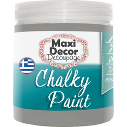 Maxi Decor Chalky Paint Χρώμα Κιμωλίας 505 Γκρι 750ml