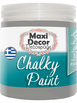 Maxi Decor Chalky Paint Χρώμα Κιμωλίας 505 Γκρι 750ml