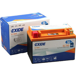 Exide Μπαταρία Μοτοσυκλέτας ELTX9 180A 3Ah