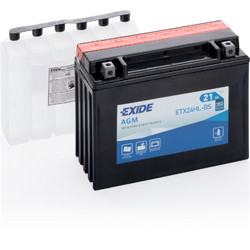 Exide Μπαταρία Μοτοσυκλέτας ETX24HL-BS 350A 21Ah