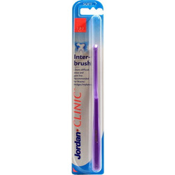 Jordan Clinic Interbrush Soft Οδοντόβουρτσα Μωβ