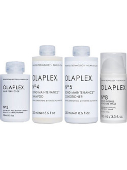 Olaplex Take Home Kit Σετ Θεραπείας Μαλλιών για Επανόρθωση No3 100ml + No4 250ml + No5 250ml + No8 100ml